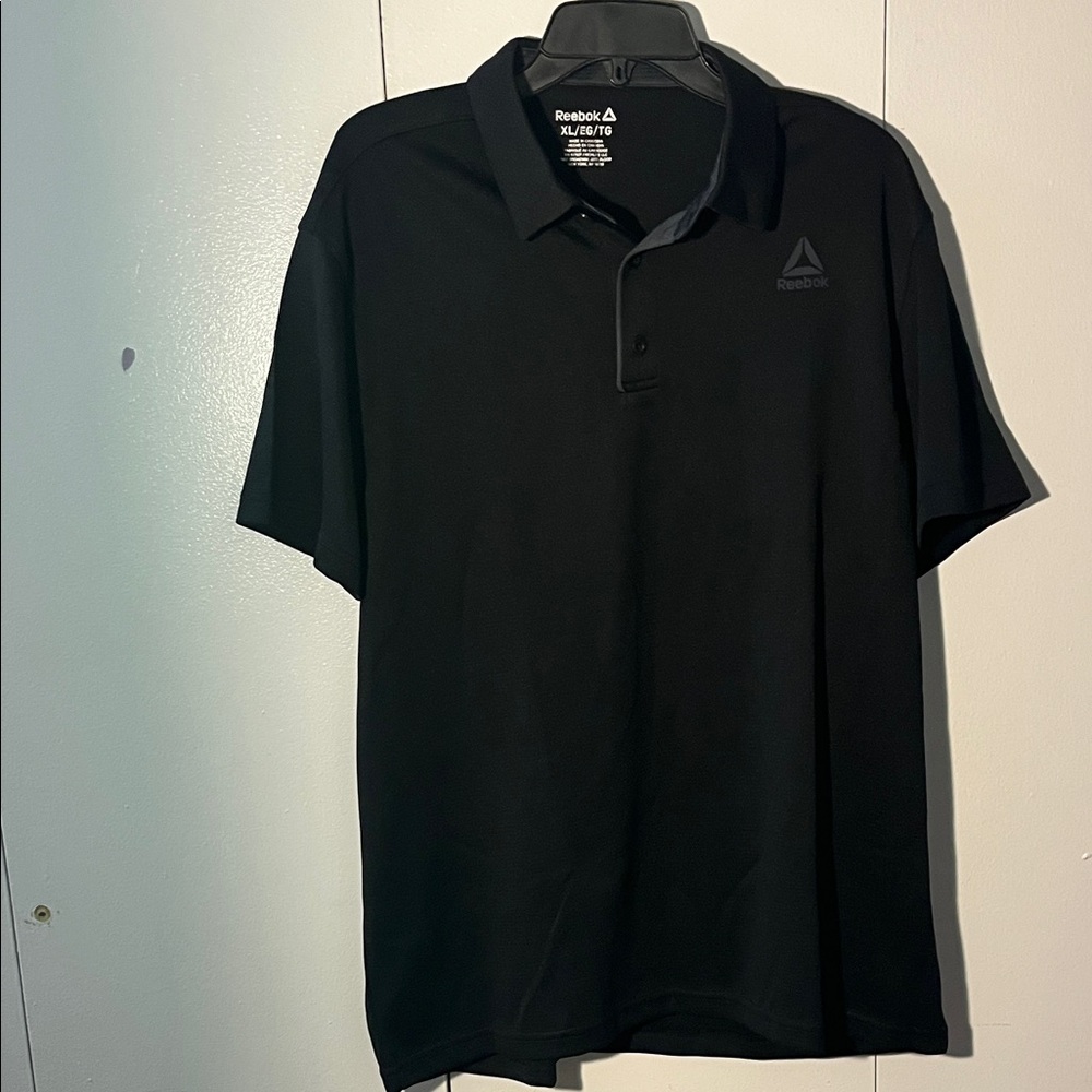 Reebok Men's Classic Black Polo Shirt